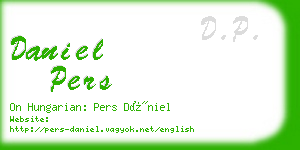 daniel pers business card